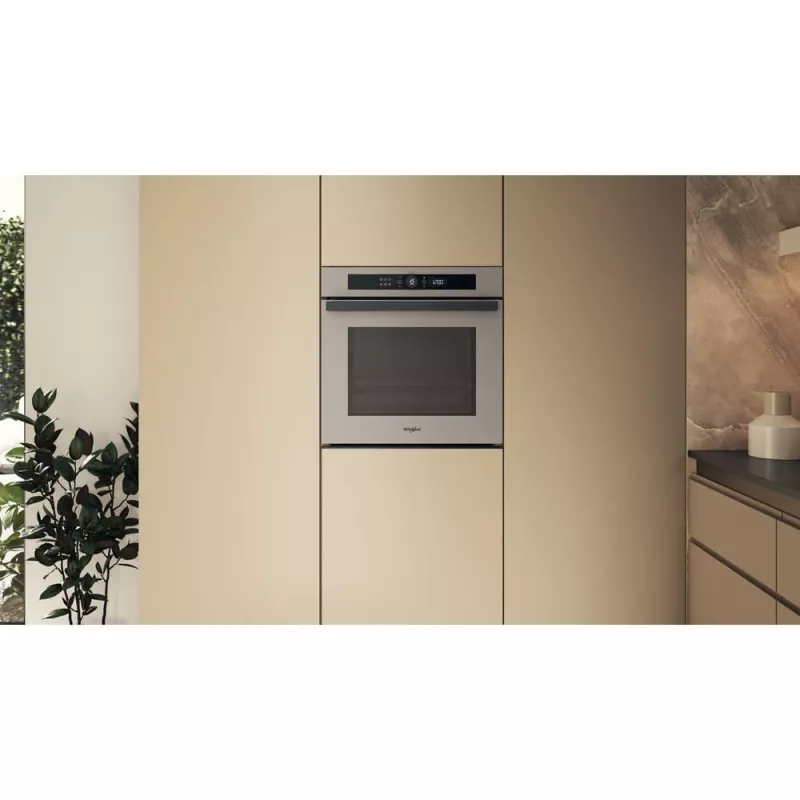Forno encastrável WHIRLPOOL WOI4S8HM2SEA 6th Sense Hid Steam+ Urban Beige