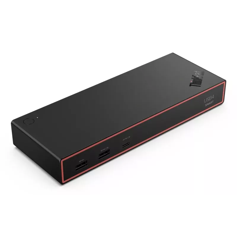 Docking station Lenovo ThinkPad USB4 Smart Dock 5500 – host USB4, 4x USB-A Gen2, HDMI, Gigabit Ethernet, fonte de alimentação 135W, Eclipse preto