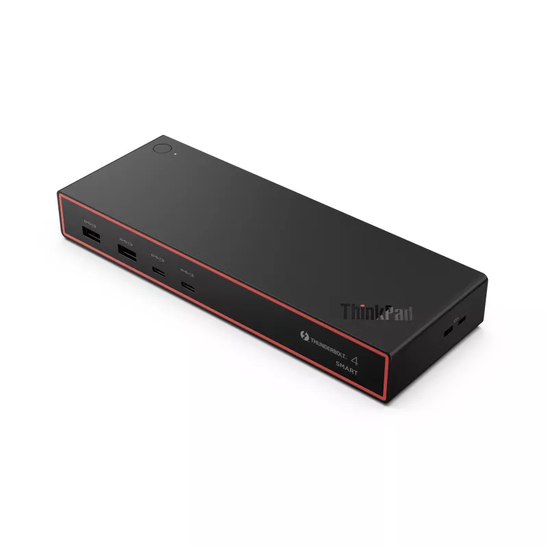Lenovo ThinkPad Thunderbolt 4 Smart Dock Gen2 7500 com fio preto 100W Power Delivery 2500Mbit/s