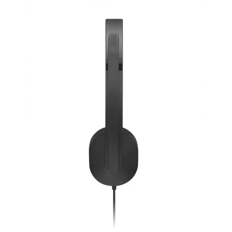 Headset VoIP Lenovo 5000 com fio de arco de cabeça escritório/call center USB Type-C preto