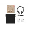 Headset VoIP Lenovo 5000 com fio de arco de cabeça escritório/call center USB Type-C preto