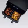 Maestro MR-758 fritadeira de ar com dois cestos, 2 x 4,5 l (9 l), 2000 W, 80–200°C, 8 programas, preta