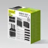 Faca de cozinha Maestro MR-1412-Preto conjunto de faca e tábua