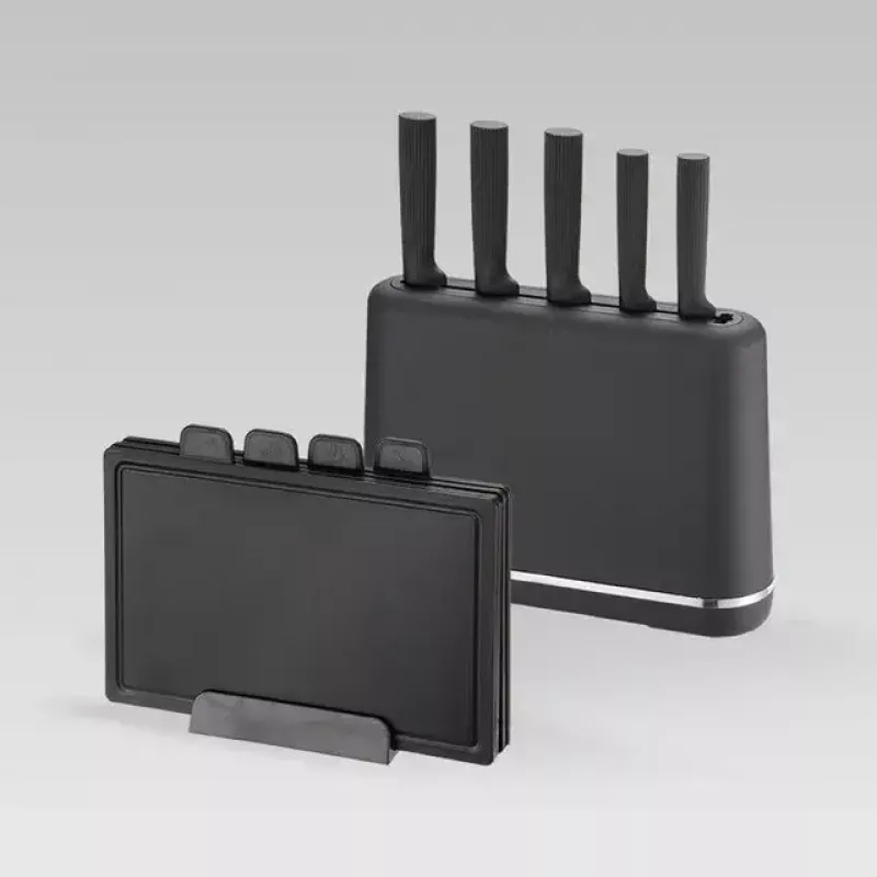 Faca de cozinha Maestro MR-1412-Preto conjunto de faca e tábua