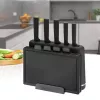 Faca de cozinha Maestro MR-1412-Preto conjunto de faca e tábua
