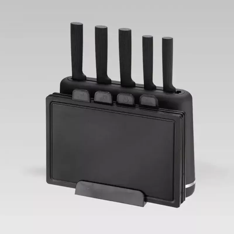 Faca de cozinha Maestro MR-1412-Preto conjunto de faca e tábua