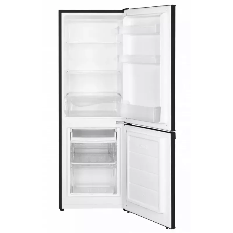 Combinado frigorífico-congelador MPM MPM-182-KB-39, independente 182 L (121 L frigorífico / 52 L congelador), preto, congelador na parte inferior, porta reversível