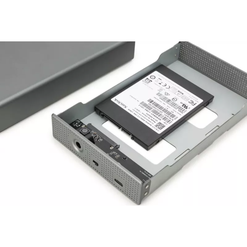 Caixa para HDD Digitus DA-71106-1 USB 3.0 3,5 polegadas SATA 16TB alumínio