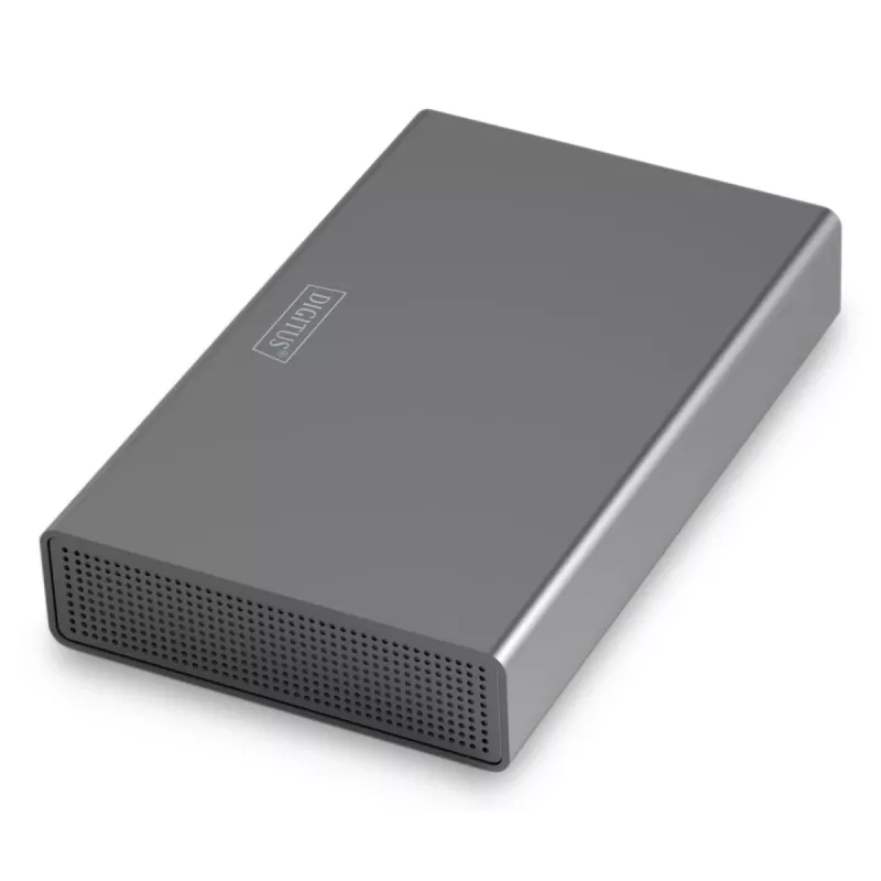 Caixa para HDD Digitus DA-71106-1 USB 3.0 3,5 polegadas SATA 16TB alumínio
