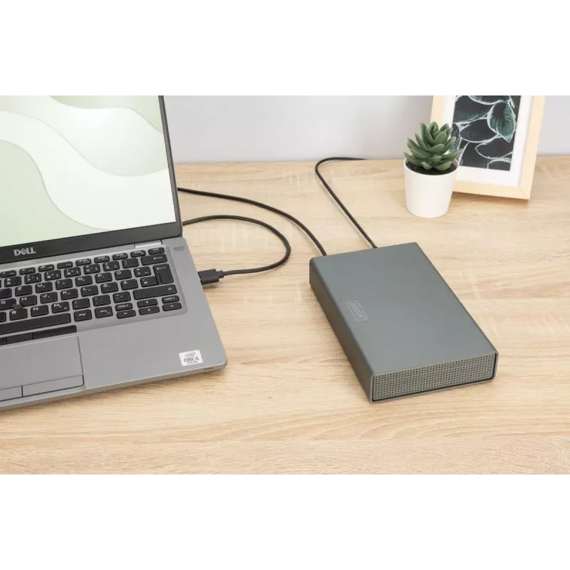 Caixa para HDD Digitus DA-71106-1 USB 3.0 3,5 polegadas SATA 16TB alumínio