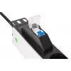 DIGITUS DN-95439 PDU de alumínio para bastidor de 19 polegadas 1U, 7 tomadas Schuko, disjuntor, 16 A, 4000 W, 230 V, 50/60 Hz, cabo de 1,8 m