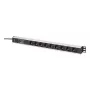 DIGITUS PDU - Filtro de frequência rackmount alumínio 2 m 16 A 3600 W 230 V AC 50/60 Hz 7x segurança 2x tomada