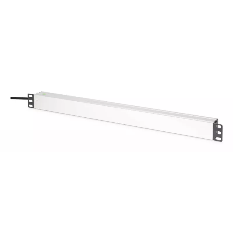 DIGITUS PDU - Filtro de frequência rackmount alumínio 2 m 16 A 3600 W 230 V AC 50/60 Hz 7x segurança 2x tomada