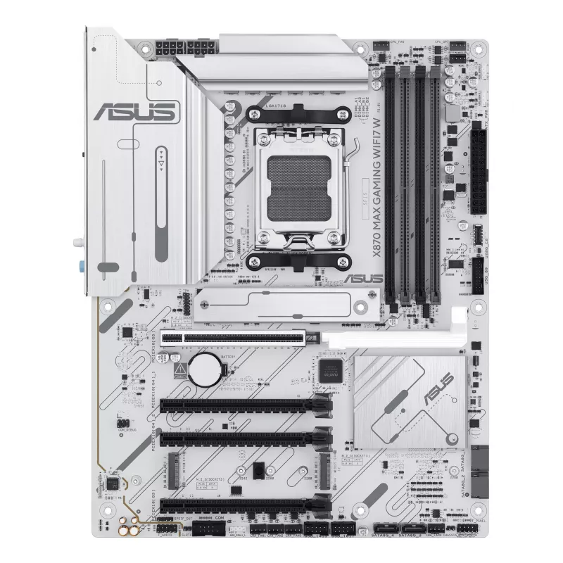 Motherboard ASUS X870 MAX GAMING WIFI7 W ATX — AMD X870, socket AM5, DDR5, 4 DIMM, Wi‑Fi 7, LAN 2,5Gb