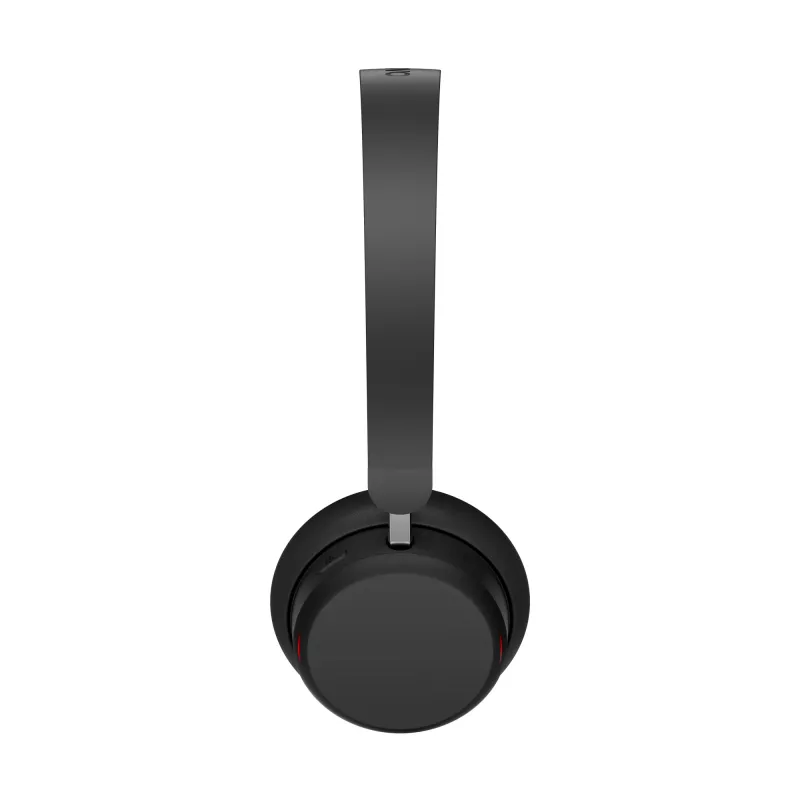 Headset com ANC Lenovo 6550 sem fios arco de cabeça escritório/callcenter USB Type-C Bluetooth preto