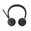 Headset Lenovo 6550 sem fios arco de cabeça escritório/callcenter USB Type-C Bluetooth preto