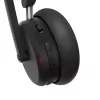 Headset Lenovo 6550 sem fios arco de cabeça escritório/callcenter USB Type-C Bluetooth preto