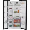 Frigorífico side-by-side Beko GN163140ZGBN independente 558 L preto