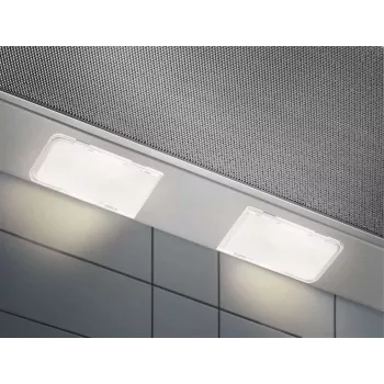 Exaustor de encastrar Electrolux LFP326S, 598 mm, filtro de gordura de alumínio, 410 m³/h