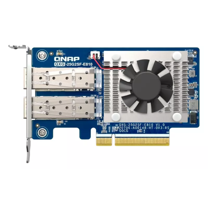 Placa de rede QNAP QXG-25G2SF-E810 interna fibra ótica 25000 Mbit/s