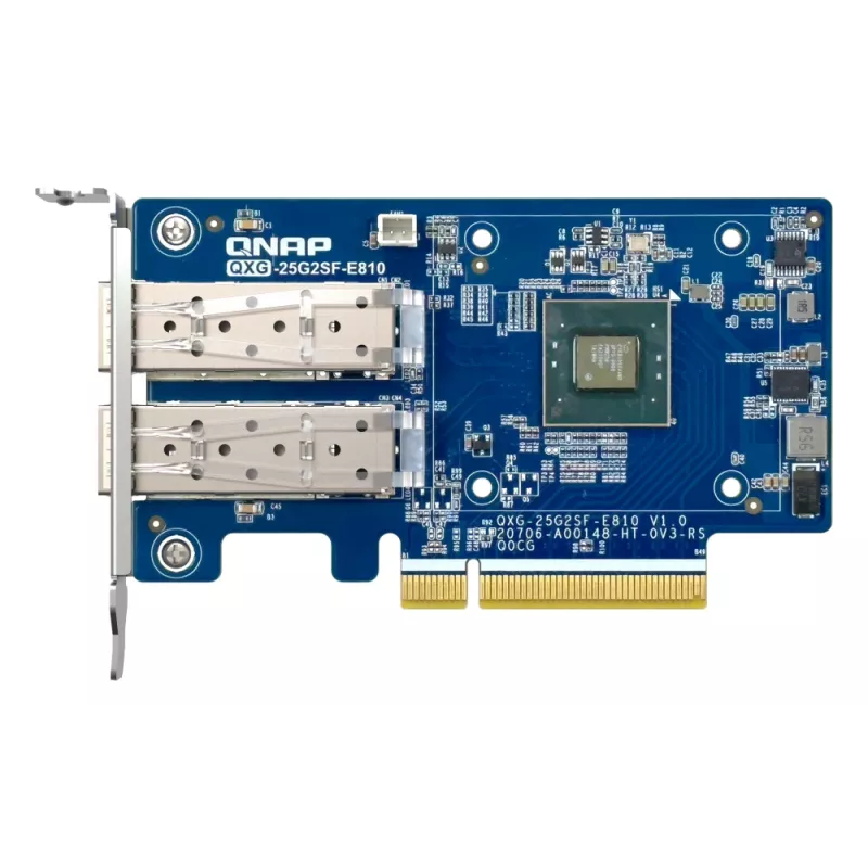 Placa de rede QNAP QXG-25G2SF-E810 interna fibra ótica 25000 Mbit/s
