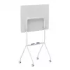 Quadro branco ergo office ER-306 — quadro horizontal de um lado apagável a seco, 1190×790 mm, independente em aço com rodas, magnético