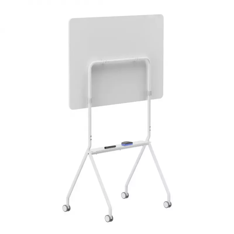 Quadro branco ergo office ER-306 — quadro horizontal de um lado apagável a seco, 1190×790 mm, independente em aço com rodas, magnético