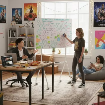 Quadro branco ergo office ER-306 — quadro horizontal de um lado apagável a seco, 1190×790 mm, independente em aço com rodas, magnético