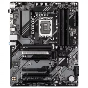 Placa-mãe GIGABYTE B760 DS3H WIFI6E GEN5 - suporta CPUs Intel Core de 14.ª geração, VRM digital de 8+2+1 fases, até 5600MHz DDR5, 2xPCIe 4.0 M.2, Wi-Fi 6E, LAN 1GbE, USB 3.2 Gen 2x2