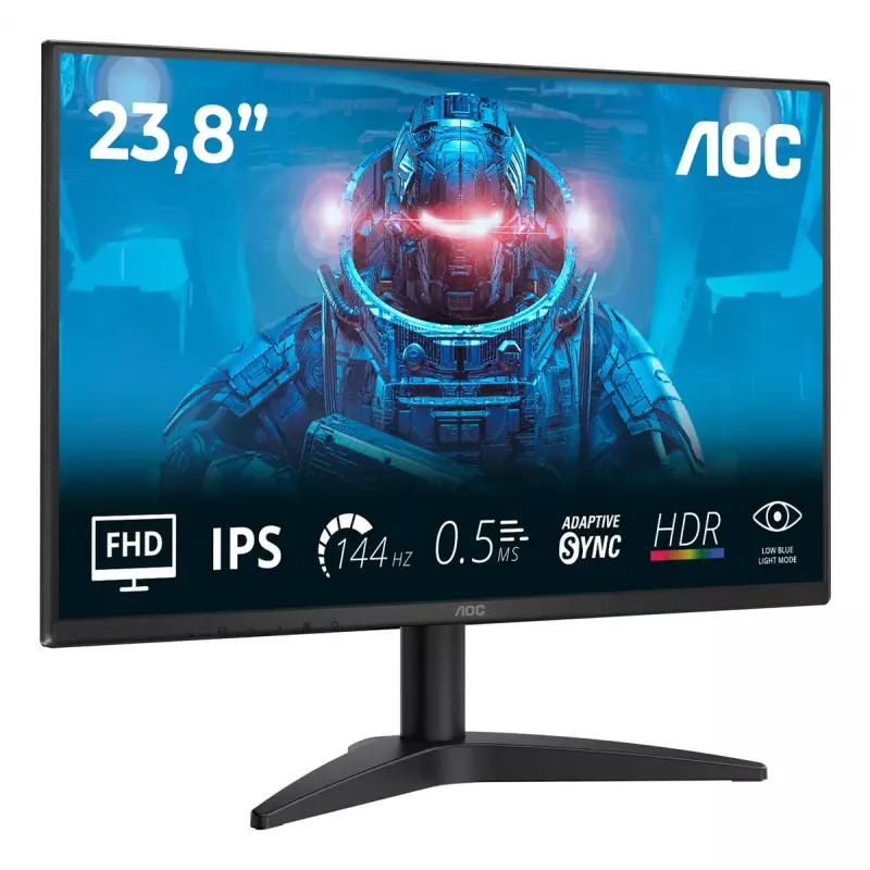 Monitor de computador AOC B3 24B36X 60,5 cm (23,8 inch) 1920 x 1080 píxeis Full HD LED preto