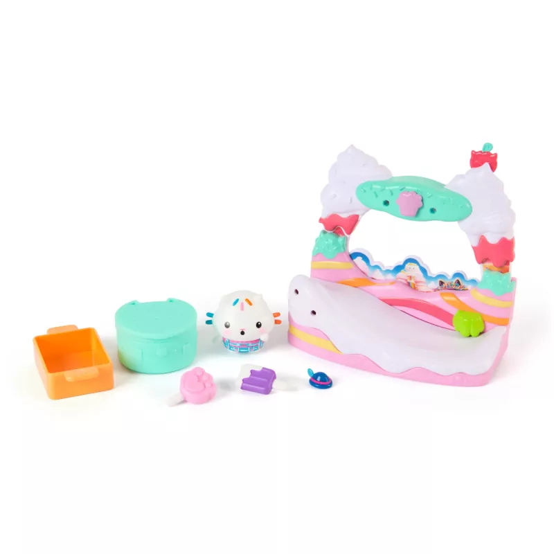 Figura de ação Gabby's Dollhouse Cakey Cat's Süße-Leckereien-Balkon multicolor