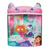 Gabbys Dollhouse: O Filme, MerCat & Kitty Jellyfish, figuras de brincar com 2 acessórios, brinquedo para meninas e meninos a partir dos 3 anos