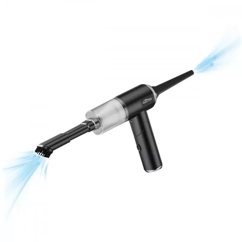 Mini soprador MEDIA-TECH MT6538 2 EM 1 Jet Air Duster — aspirador de mão sem fios, 2000 mAh, 65 W, 2500 l/min, 7000 Pa