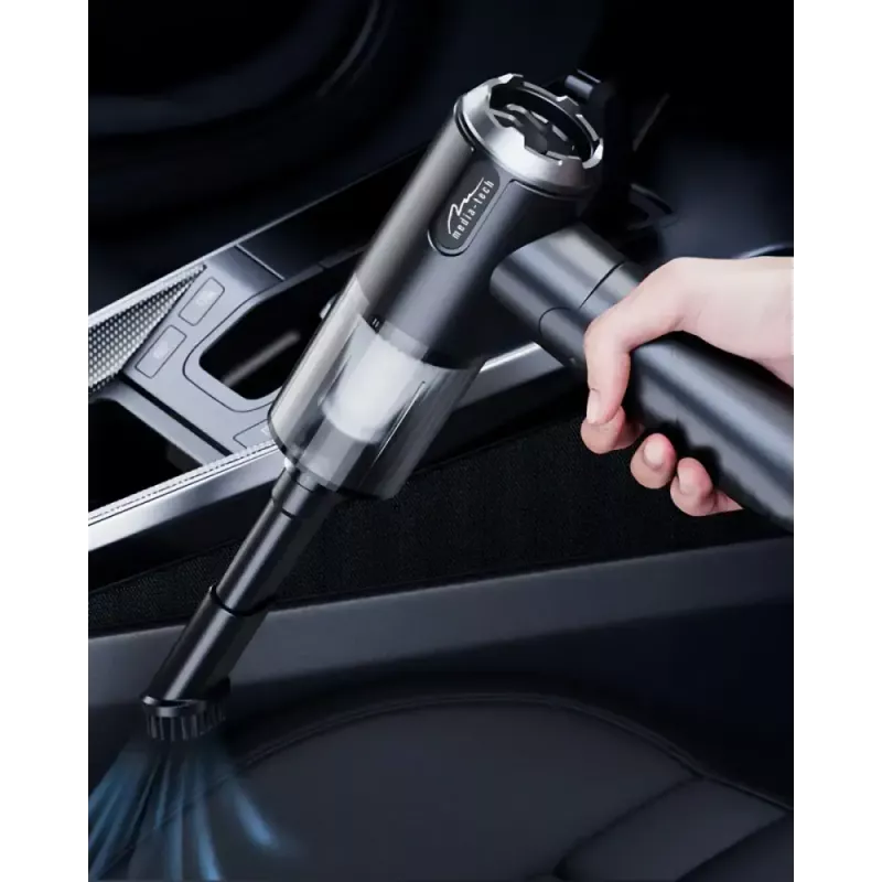Mini soprador MEDIA-TECH MT6538 2 EM 1 Jet Air Duster — aspirador de mão sem fios, 2000 mAh, 65 W, 2500 l/min, 7000 Pa