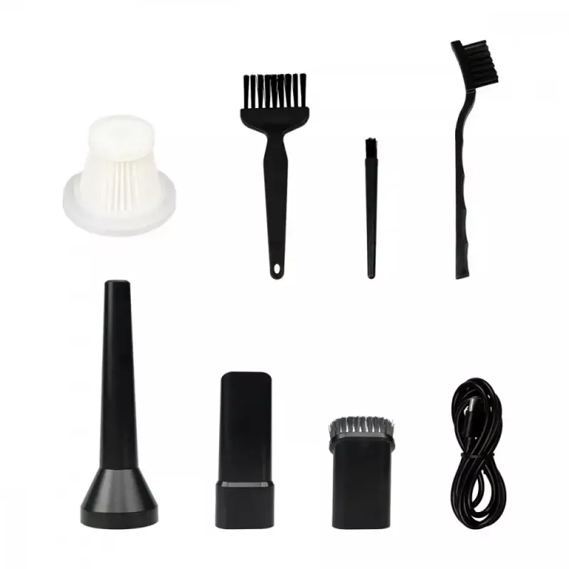 Mini soprador MEDIA-TECH MT6538 2 EM 1 Jet Air Duster — aspirador de mão sem fios, 2000 mAh, 65 W, 2500 l/min, 7000 Pa