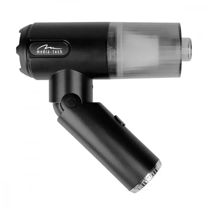 Mini soprador MEDIA-TECH MT6538 2 EM 1 Jet Air Duster — aspirador de mão sem fios, 2000 mAh, 65 W, 2500 l/min, 7000 Pa