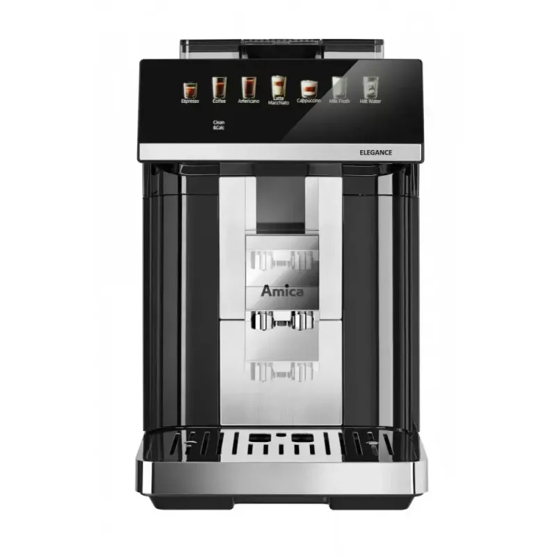 Amica Elegance CM 7011 máquina de café expresso, moinho de aço, sistema integrado de espumação de leite