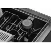 Amica Elegance CM 7011 máquina de café expresso, moinho de aço, sistema integrado de espumação de leite