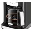 Amica CD2011 máquina de café de filtro com ecrã LED, 1100 W, 1,8 l, 6 chávenas, preta