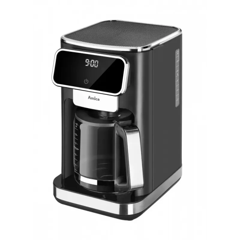 Amica CD2011 máquina de café de filtro com ecrã LED, 1100 W, 1,8 l, 6 chávenas, preta
