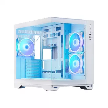 Caixa de computador Chieftec GM-30W-TG-OP Cube branco