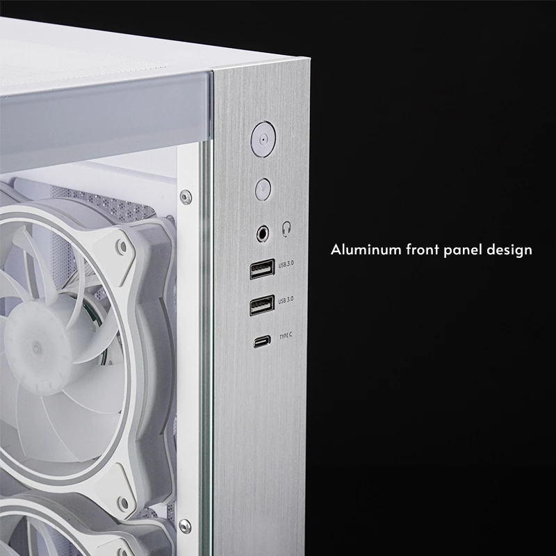 Caixa de computador Chieftec GM-30W-TG-OP Cube branco