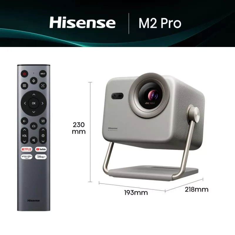Hisense M2 Pro UHD 4K (3840x2160) 3D cinzento