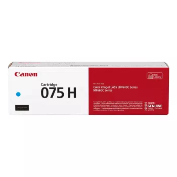 Tinteiro Canon 075 alta capacidade ciano 2500 páginas