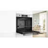 Forno elétrico de encastrar Bosch Serie 6 HBG536EW4 — 71 L, 3400 W, branco, EasyClean, 10 programas automáticos