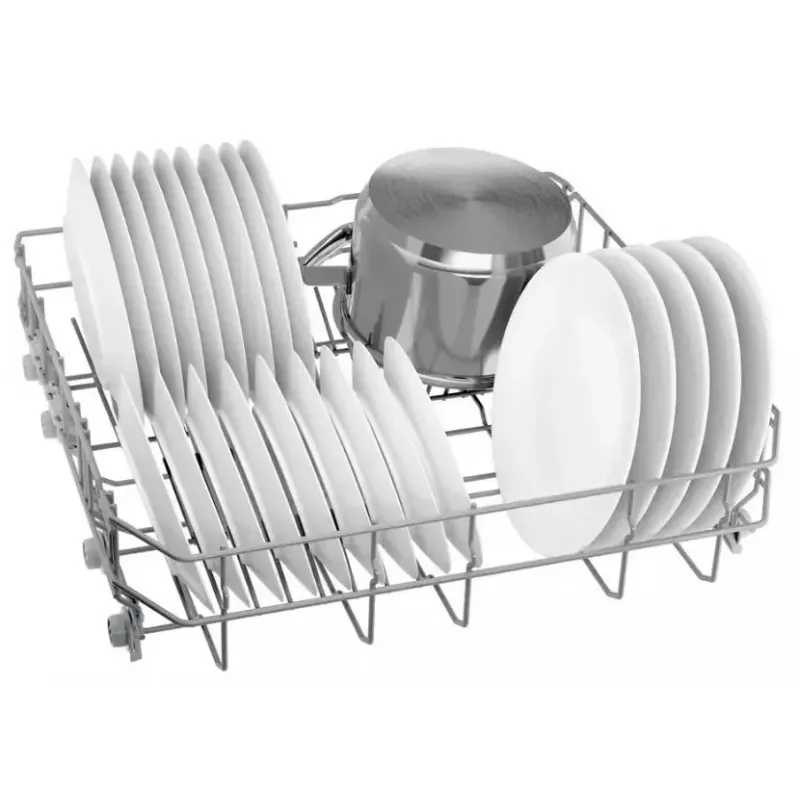 Máquina de lavar loiça de encastrar Bosch SMU2HVS06E — 60 cm totalmente integrada, 14 conjuntos, 5 programas, secagem por permutador de calor