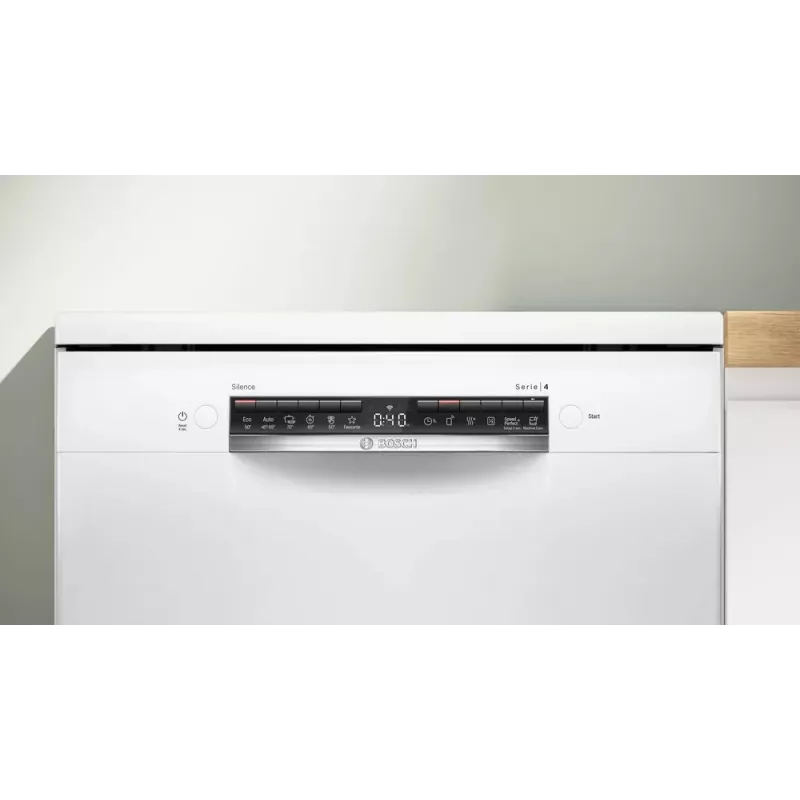 Máquina de lavar loiça Bosch Serie 4 SMS4HVW14E de instalação livre 60 cm — 14 conjuntos, 46 dB, permutador de calor