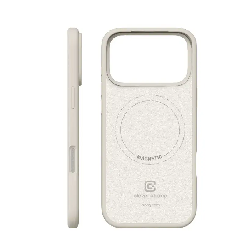 Capa magnética Crong Color Cover para iPhone 17 Pro Max Stone