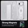 Capa Crong Clear MAG com MagSafe para iPhone 17 transparente CRGCLRMIP1763TRS
