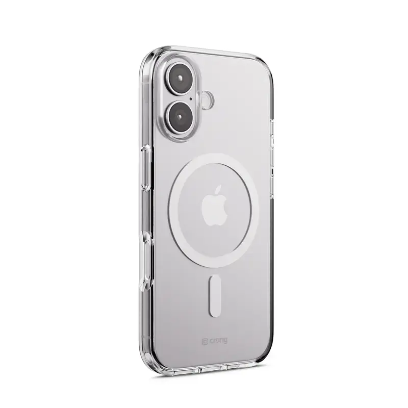 Capa Crong Clear MAG com MagSafe para iPhone 17 transparente CRGCLRMIP1763TRS